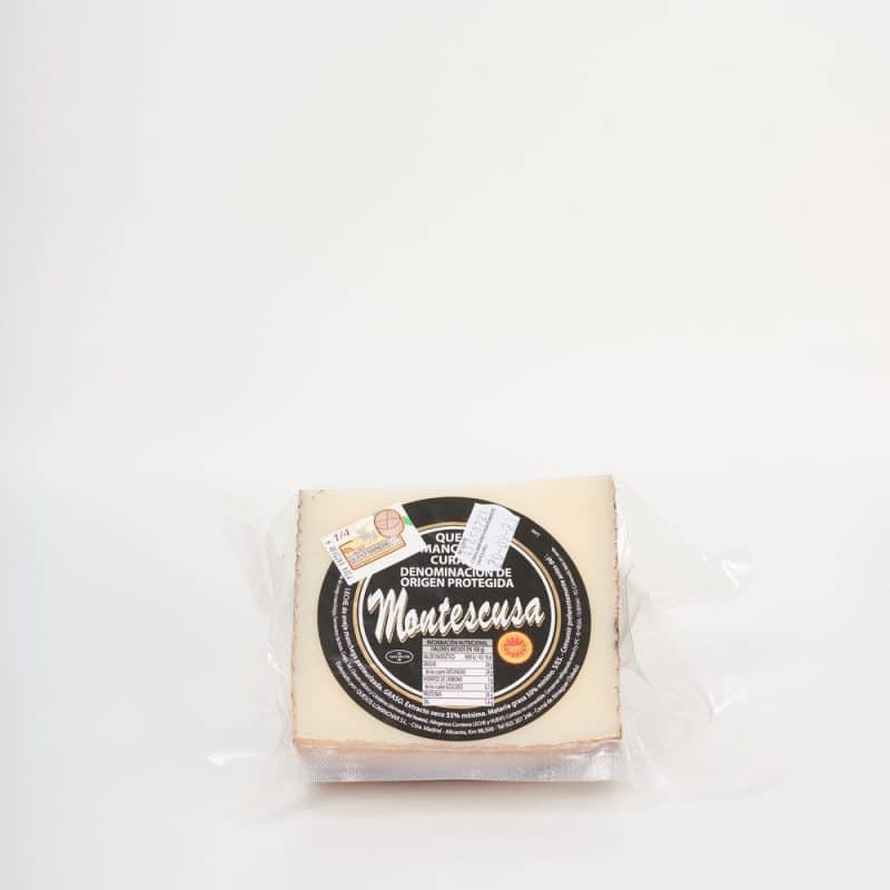1/4 Queso Montescusa Curado, DOP La Mancha
