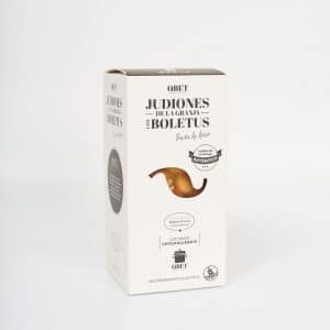Judiones de La Granja con boletus