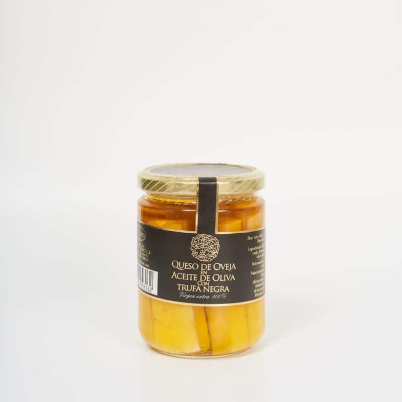 Queso puro de Oveja en Aceite de Oliva con Trufa Negra