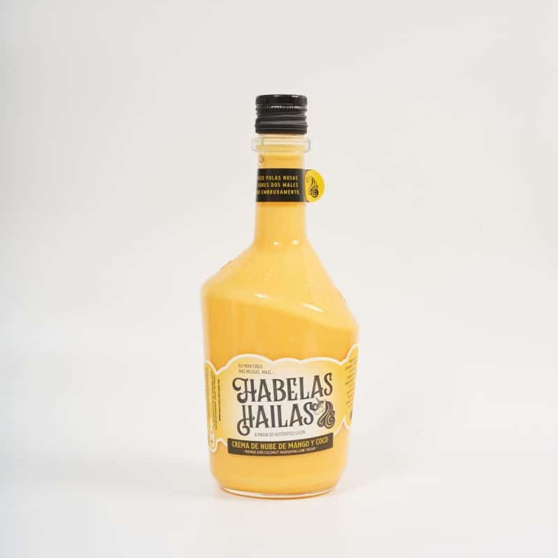Crema de nube de mango y coco, Habelas Hailas